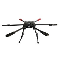 SAGA FA720 Carbon Fiber Hexacopter Folding Multicopter Frame Kit w/ CF Landing Gear