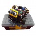 C51 Development Board Tracking Smart Car Chassis Platform Robotic Car Kit with Ultasonic & Other