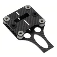 3K Carbon Fiber CF Anti Vibration Set+ AV Transmission Plate 2 in 1 for DJI Phantom Gimbal FPV