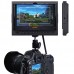 FPV Monitor Lilliput 5D-II/O HDMI In & Out On-Camera Field DSLR HD HDMI LCD Monitor Canon for Canon 5D2 Camera