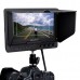 Lilliput 7" FPV Monitor 665/O/P Peaking Zebra Exposure Hdmi In/out Dslr 5Diii 7D w/ Sunshade