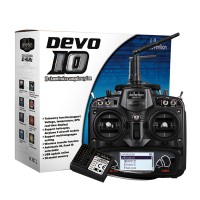 Walkera Devention DEVO 10 2.4GHz 10ch Telemetry RC Transmitter Remote Control & RX1002 Receiver