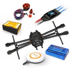 Tarot 650 FPV Quadcopter ARF Kit +Naza V2 Flight Controller +Sunnysky 3508 Motor /Hobbywing ESC+WFT07 Remote Controller 