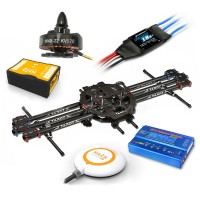 Tarot FY680 FPV Quadcopter ARF Kit +Naza V2 Flight Controller +HL W4822 Motor /Hobbywing ESC+WFT07 Remote Controller