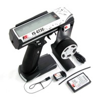 FlySky FS-GT3C 2.4GHz 3CH 3 Channel LCD RC Gun Transmitter+Receiver+LiPo Battery f/ RC Car & Boats