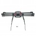 Flying 850mm High Strength Multi-Copter 22mm Carbon Fiber FPV Hexacopter Folding Multicopter w/ CF Landing Skid