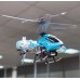 Original DFD BBS777 Shatter Resistance 3.5 Channels RC Helicopter Blue Alloy Radio Metal Remote Control Helicopter HM Toy