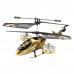 F105 Mini Avatar 4CH RC Remote Control Helicopter With Gyro LED Golden Children Toy