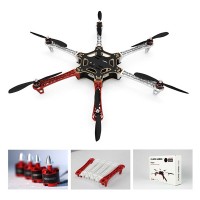 DJI F550 ARF Hexacopter & H3-2D FPV GoPro Gimbal & Naza-M V2 IOSD Mini LK-24BT 2.4G Datalink& Can Hub Combo