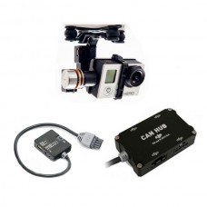 DJI IOSD Mini + H3-2D FPV Gimbal& AVL58 5.8G VideoLink & LK-24BT 2.4GBT (Ipad Compatible) Datalink 16 Waypoint & Can Hub Combo for FPV