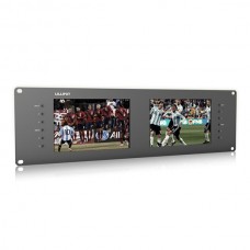 LILLIPUT RM-7028S Dual 7" 3RU Rack Monitors IPS Screens Viewing SD HD and 3G-SDI