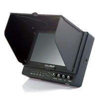 Lilliput 7" 665/P FPV Monitor Peaking Focus Filter Hdmi in Monitor + Hot Shoe Mount + Hdmicable