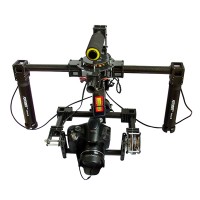 Professional FPV 3-axis DSLR Handle Brushless Gimbal Camera Mount Set w/ 3pcs Ipower 5208 Motor f/5D2 5D3 D800