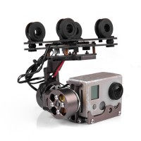 X-CAM X100B Two-axis Aluminum Brushless Gimbal Camera Mount PTZ for DJI Phantom Gopro Camera 