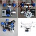 Brushless Camera Gimbal Mount Ptz+ Motor for DJI Gopro 2 3 Green Alloy