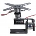 Three-axis Brushless Gimbal Camera Mount w/Motors for DJI Phantom 2 Vision Gopro 2/3 FPV Photography