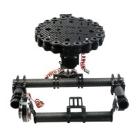 FC Model Carbon Fiber Three-axis Brushless Gimbal Camera Mount Kit w/ FC Motors for 5D3 FPV Aerial Photography