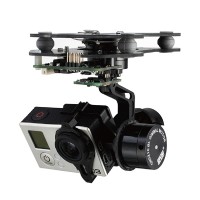 DYS 3 Axis SMART Gopro BL Gimbal Brushless Gimbal Camera Mount w/Motor & Gimbal Controller for Gopro FPV Aerial Photography