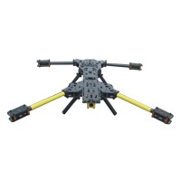 ATG H4 680mm Alien FPV Folding Aircraft Quadcopter Frame + Carbon Fiber Landing Skid Gear