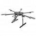 X-CAM Multi-Rotor Copter CF6-Mini Collapsible Folding Hexacopter + Retractable Landing Skid  for Gopro & Mini DSLR FPV