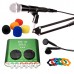 XOX KX2 KX-2 Net Singer USB External Sound Card Network K Song + Microphone & Small Gift - Green