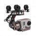 X-CAM Kingkong 550 35mm Tube X-Cam 550 Quadcopter + X100B Two-axis Brushless Gimbal Camera Mount PTZ