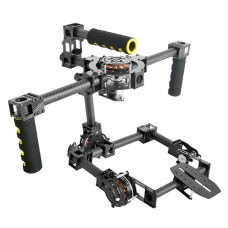 Professional 3 axis DSLR Carbon Fiber Handle Brushless Gimbal for Movie Photography