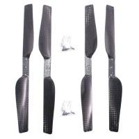 Ultra Light 4 Pieces (2 Pairs) Carbon Fiber CW/CCW Propellers For Parrot AR.Drone 1.0 2.0