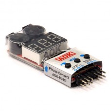 AOK-BL8S LiPo Voltage Checker + 4 in 1 Multi-Purpose ESC/Servo Checker