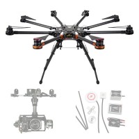 DJI Spreading Wings S1000 Octocopter FPV Foldable Multi-rotor + DJI WKM & Z15 or GH3 Brushless Gimbal 