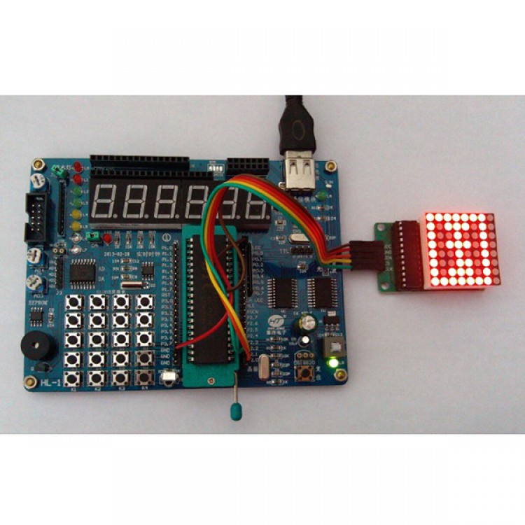 GRS STC51 Program Learning Board Write Development Board STC89C52 MCS51 ...