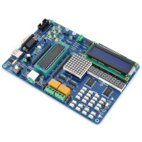 UIJING HJ-C52 MCU 51 SCM Development Board w/ STC89C52RD Microcontroller / 2.6" LCD Kit