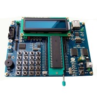 MCS-51Single Chip Development Board 51 Learning Board w/ LCD IR Temperature Sensor