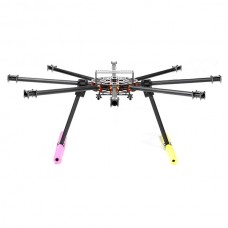 3 deg Version SkyKnight X6-1100 22mm Carbon Fiber FPV Hexacopter DSLR Folding Multicopter +Landing Skid Kit