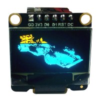 OLED Display Screen Module 128 * 64 0.96 inch High-definition Highlights for Smart Car