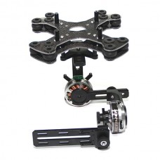 RCTIMER ASP 2-Axis Nex-GH5 Series Brushless Gimbal w/ Motors-Black