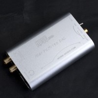 Muse MINI TDA1793 DAC (PCM1793+DIR9001+OPA2134) PC DAC Headphone Amplifier + Power Supply -Silver