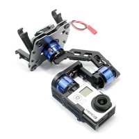 MC6500 Gopro-BLG V2.0 3 Axis Aluminum Brushless Gimbal Set w/ Controller Motors for FPV Photography