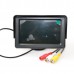 Car Reverse Camera Monitor 4.3" TFT LCD Screen DVD VCR CCTV RearView Invigilator