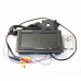 7 inch LCD Monitor TFT HD Screen FPV Monitor w/ Backcase for Car & FPV Photography 480x232