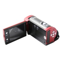 HD-777 1.3 Mega pixels 2.4 inch LCD Digital Video Camera HD Recorder CMOS Sensor-Red