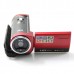 HD-777 1.3 Mega pixels 2.4 inch LCD Digital Video Camera HD Recorder CMOS Sensor-Red