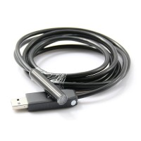 USB Endoscope Borescope Inspection 4 LED IP67 Waterproof Camera 2m/6.6 feet Cable