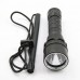 Cree LED Torque 270-Lumen Zoom LED Flashlight - Black (1x18650)