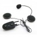 HM-528 100M Bluetooth Motorcycle Helmet Interphone Intercom Headset with Built-in FM Radio