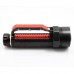 LusteFire DV400 4xCree XM-L2 T6 1-Mode 3000LM Stepless Dimming Adjusted Diving Flashlight w/ Handgrip-Red(2x26650)