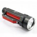 LusteFire DV400 4xCree XM-L2 T6 1-Mode 3000LM Stepless Dimming Adjusted Diving Flashlight w/ Handgrip-Red(2x26650)
