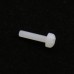  20pcs M3 x 12mm Round Plastic Nylon Screws for Multicopter Flight