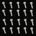  20pcs M3 x 12mm Round Plastic Nylon Screws for Multicopter Flight