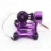 CNC Alloy Brushless Camera Gimbal Mount Ptz+ Motor for DJI Gopro 2 3-Purple